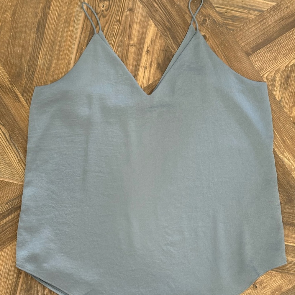 Express Gray Silky Camisole Medium
